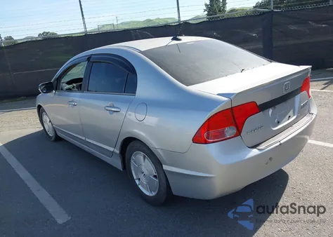 2007 Honda Civic Hybrid from USA, damaged, VIN JHMFA362875002741